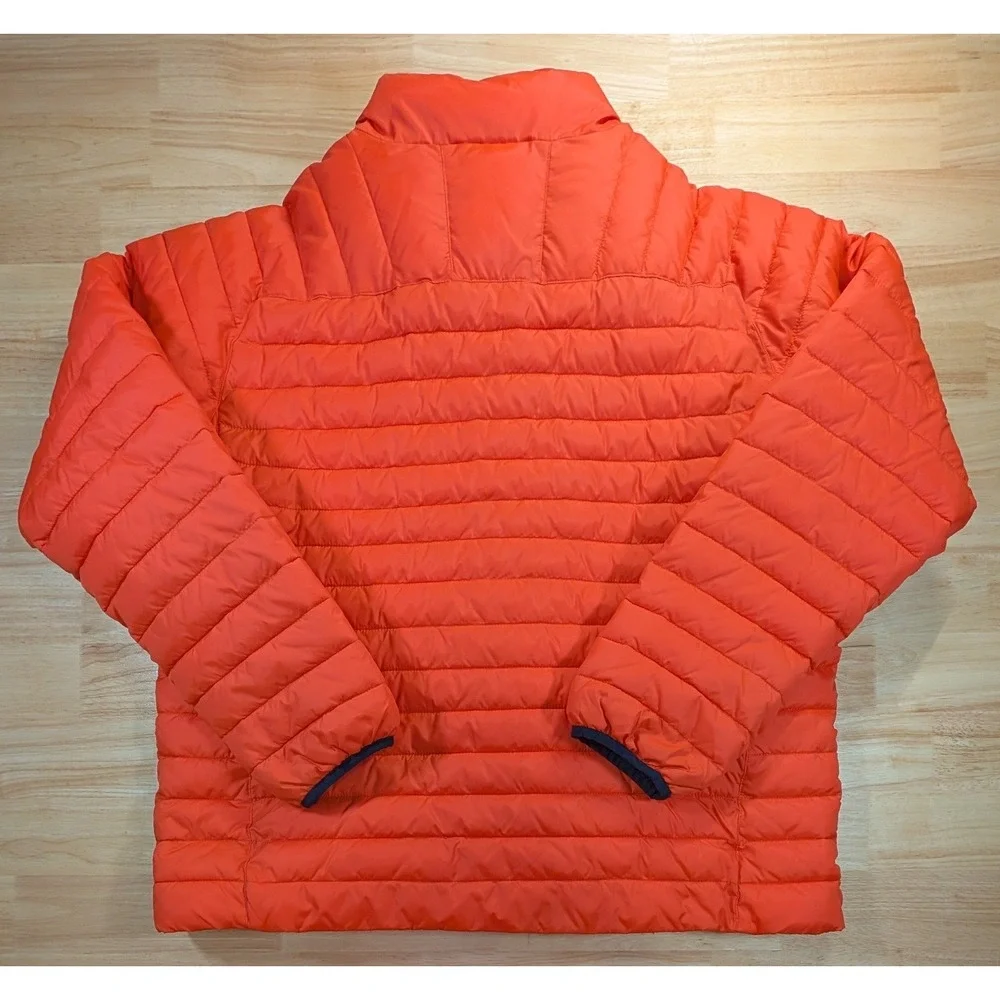 Alaskan Hardgear Duluth Trading Co Mens XL Orange Quilted Puffer Jacket Full Zip